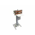 Sealer Sales 18in W-Series Direct Heat Foot Sealer w/ 15mm Serrated Seal Width, Standing Operation W-450DTS+STE+PPSE